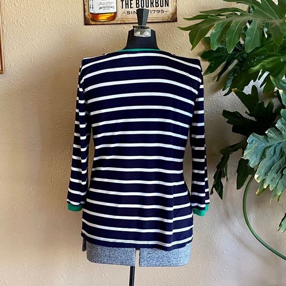 NWOT ~ Lemon Tart Striped Shirt - Picture 3 of 6